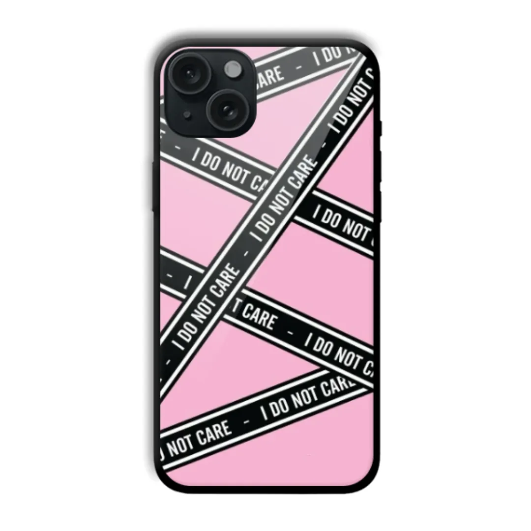 Caution Tape Slogan aesthetic phone case