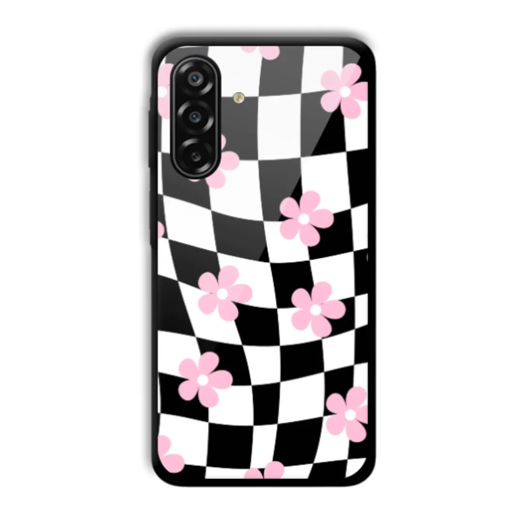 Checker Daisy Twist aesthetic phone case