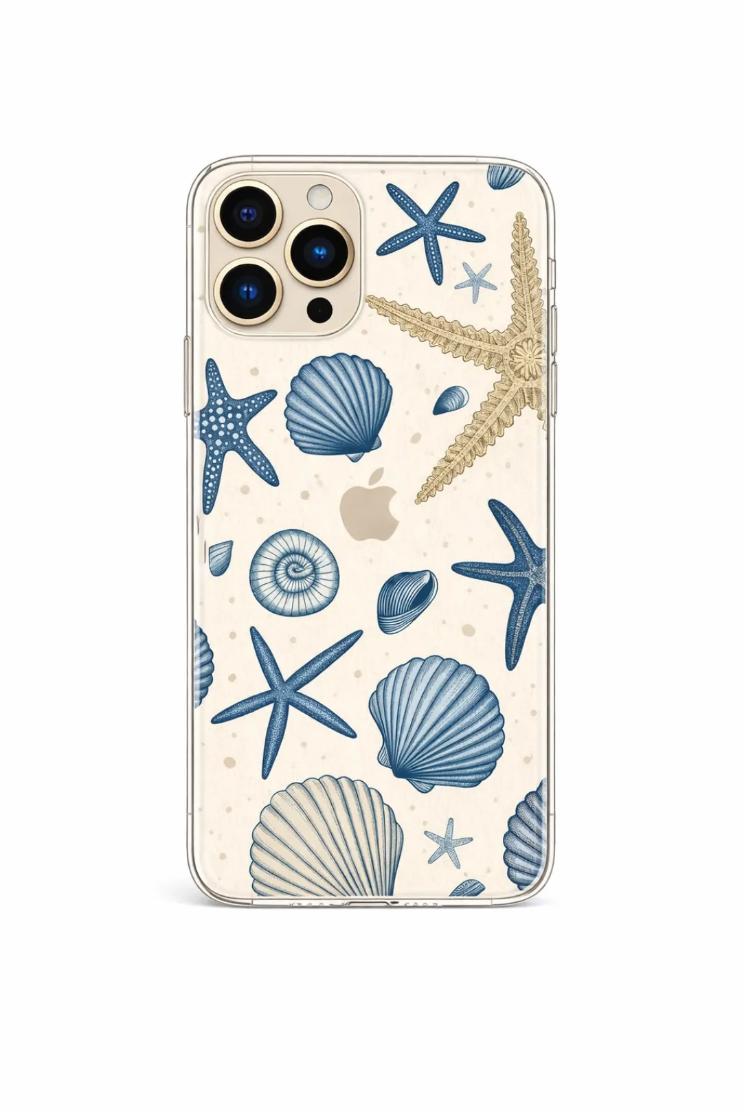 Coastal Seashell Starfish aesthetic phone case