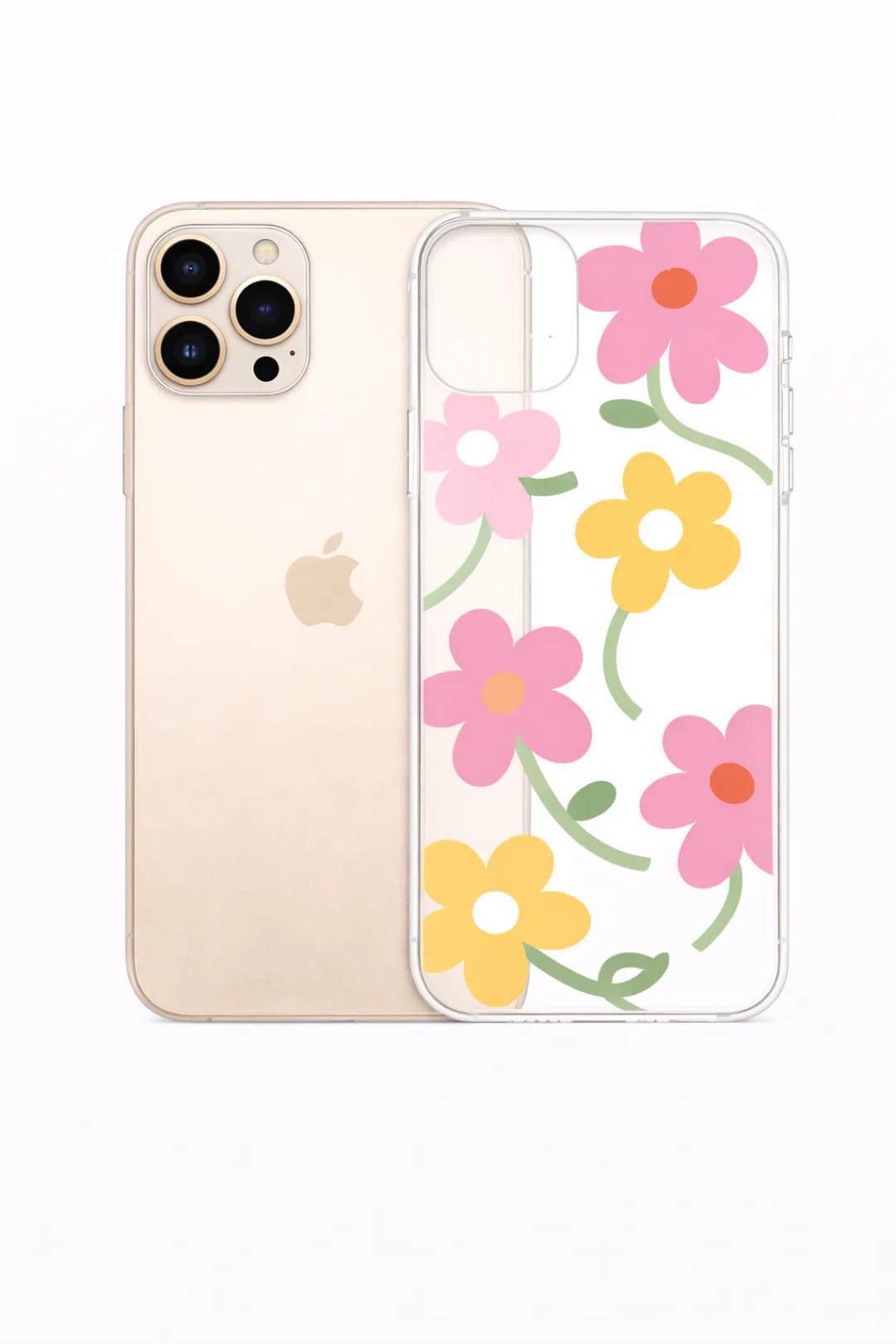 Groovy Flower Clear aesthetic phone case