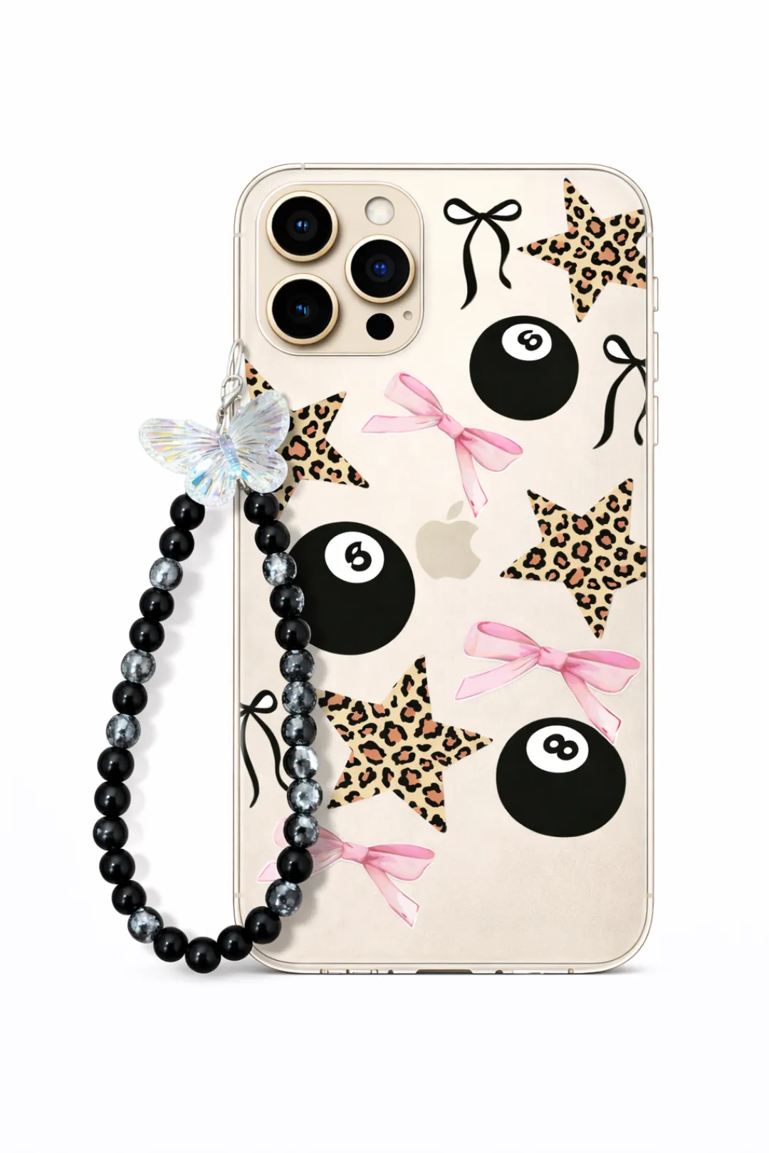 Leopard Star Bows aesthetic phone case