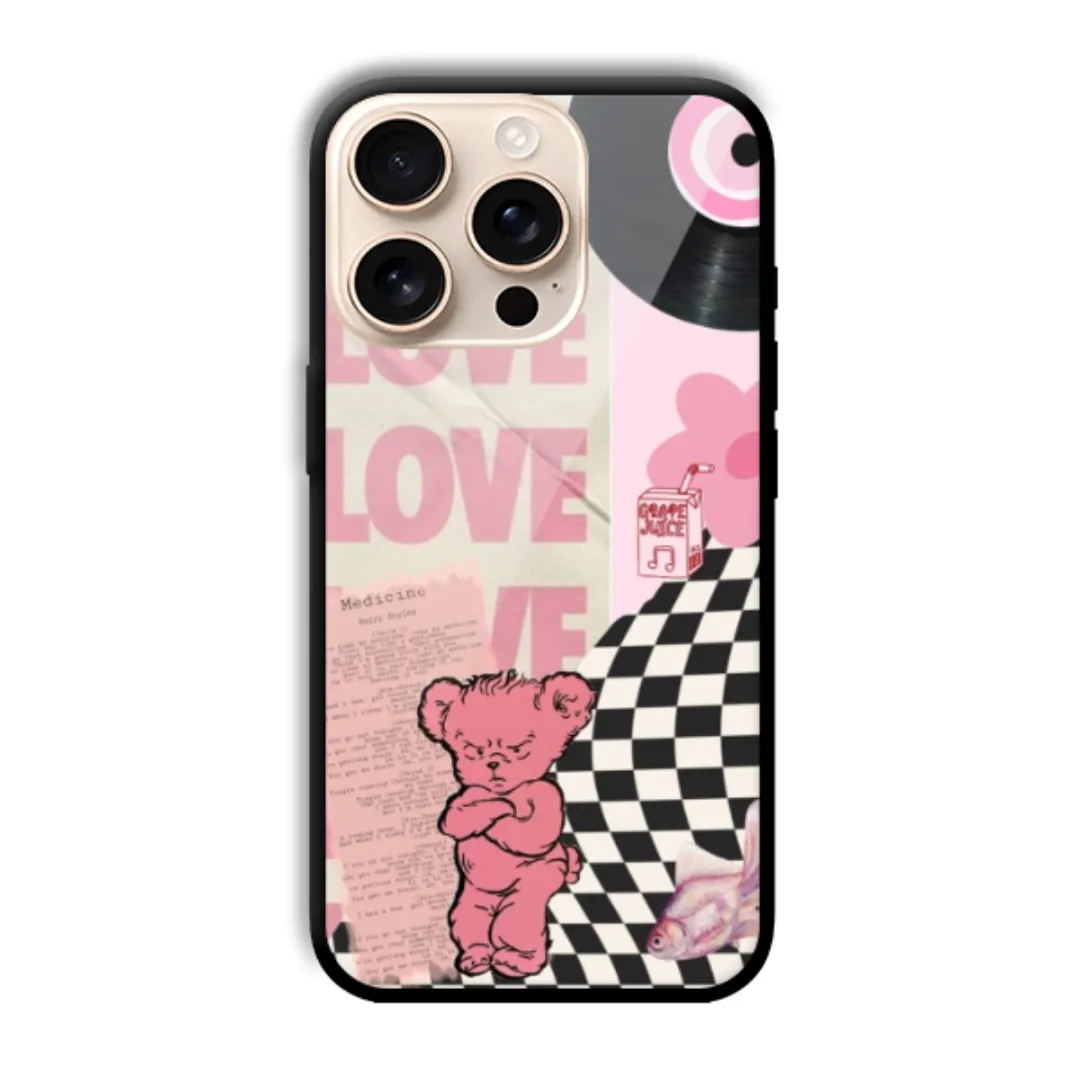 Love Bear Collage aesthetic phone case