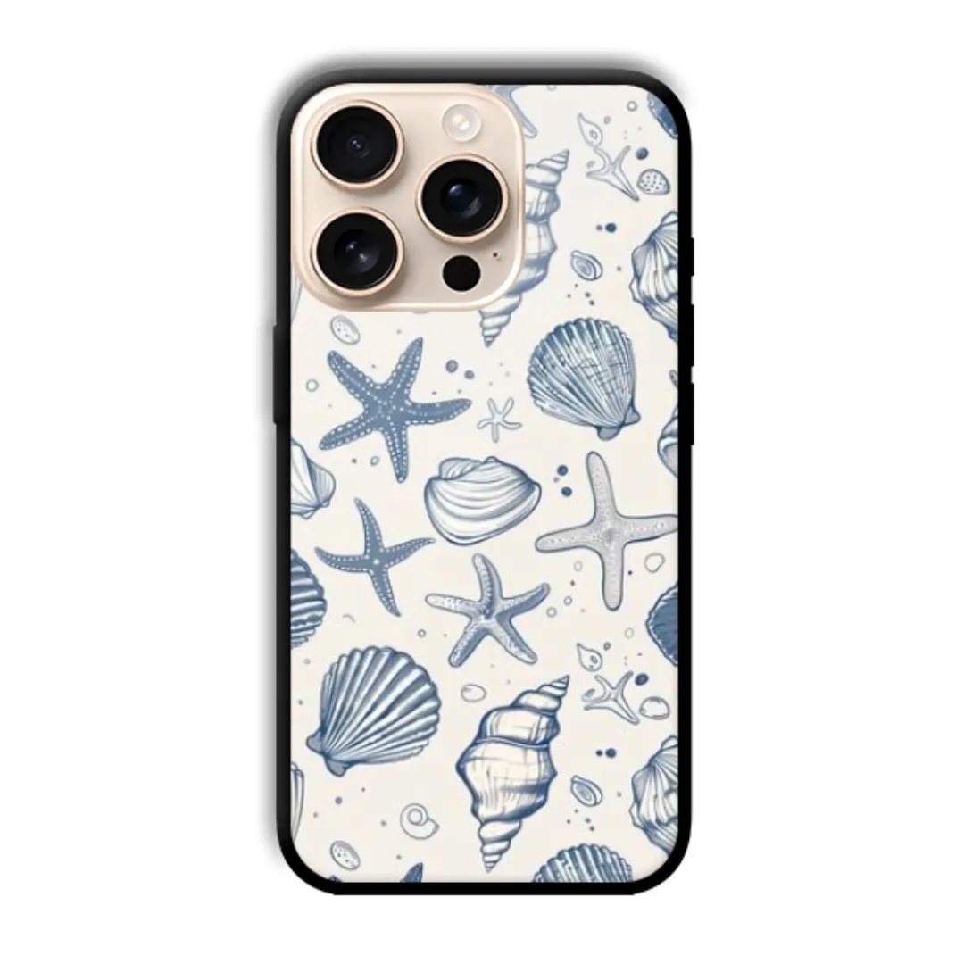 Ocean Shell Scatter aesthetic phone case