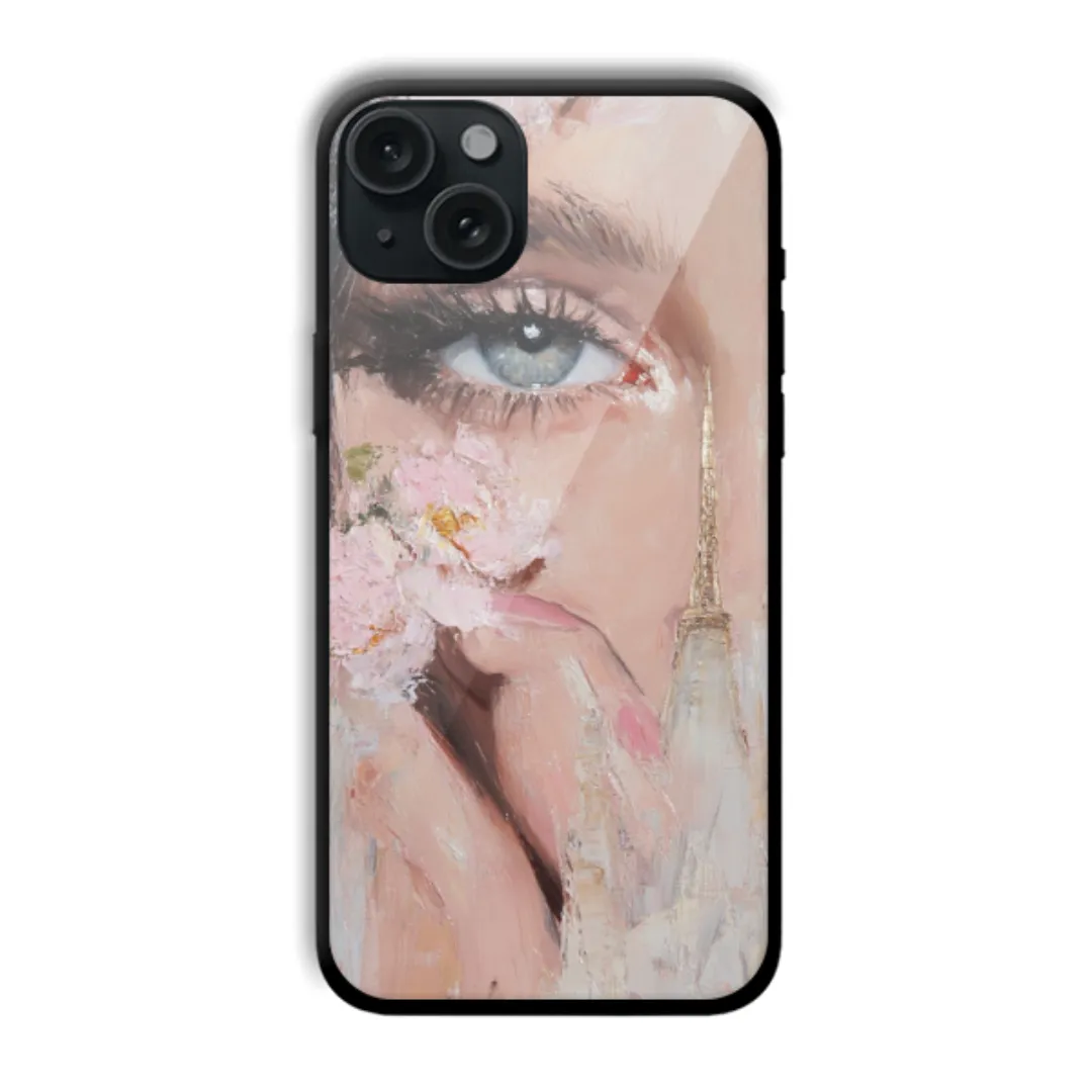 Painted Eye Bloom aesthetic phone case