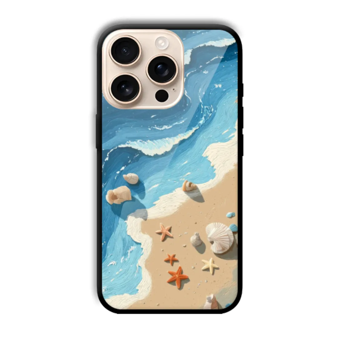 Summer Shore Seashells aesthetic phone case