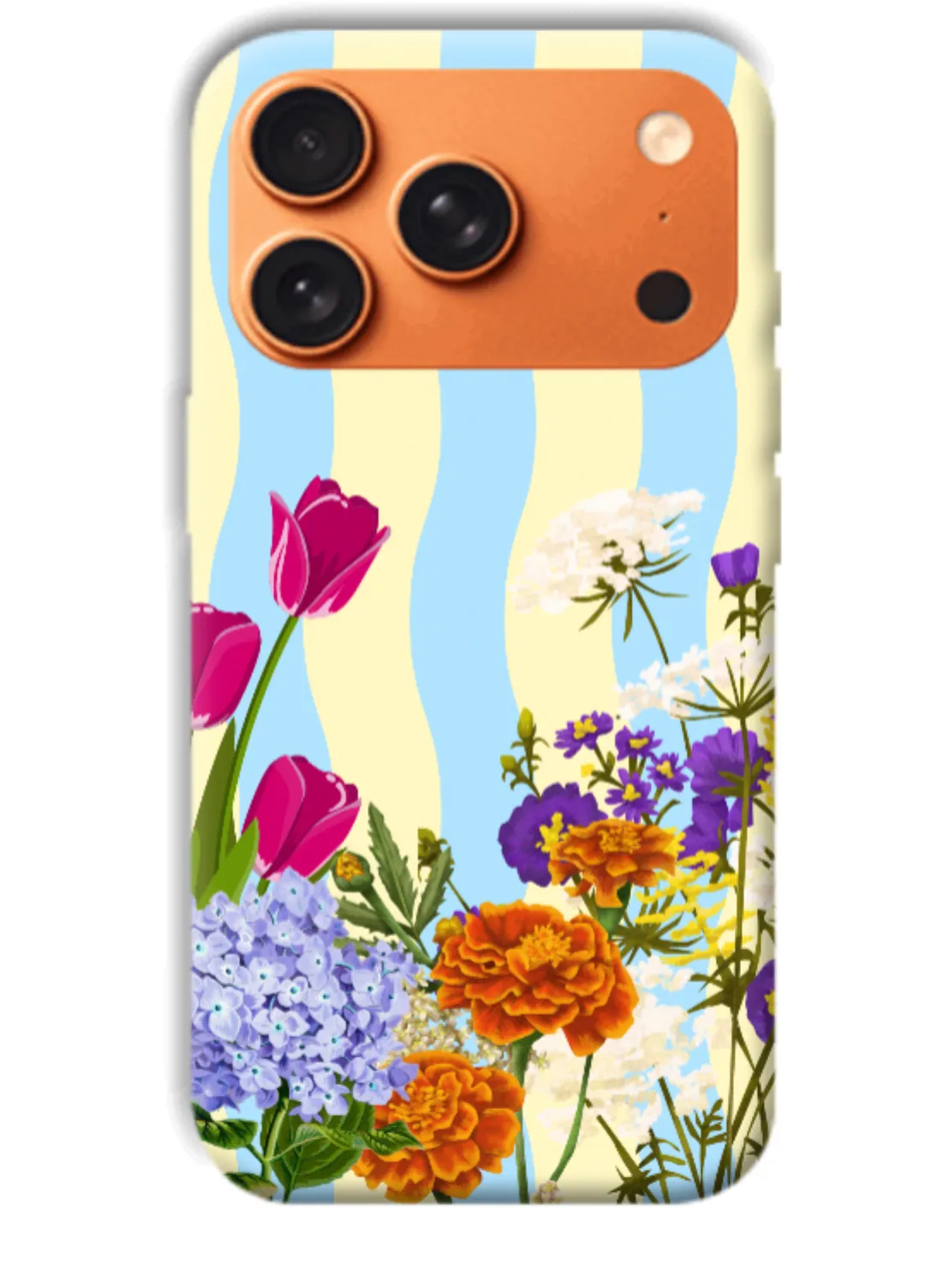 Summer Wildflower Bouquet aesthetic phone case