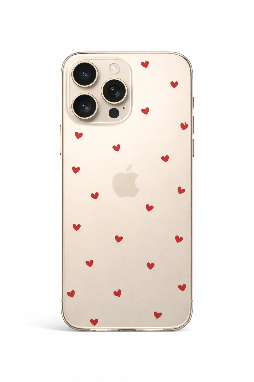 Tiny Red Hearts aesthetic phone case