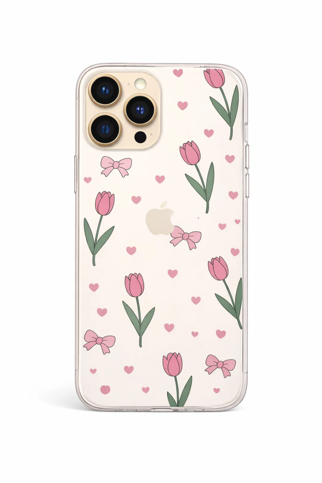 Tulip Bow Garden aesthetic phone case